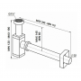 Сифон для умывальника Prevex (A12832M)