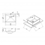 Кухонная мойка Qtap D6050 2.7/1.0 мм (QTD605010)