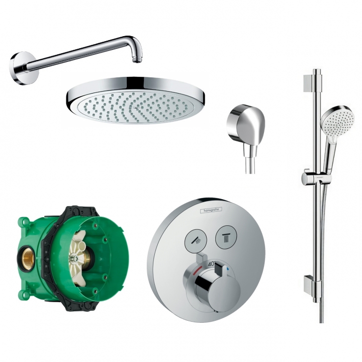 Душевая система скрытого монтажа Hansgrohe Select 15743111