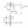 Внешняя часть смесителя для раковины Grohe Essence 19967001 L-Size