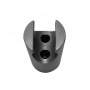 Тримач для ручного душу Qtap Spojeni округлий QT829910842854GRP Graphite