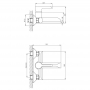 Смеситель для ванны Qtap Grand WHI 006