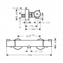 Смеситель для душа термостатический Hansgrohe Ecostat 13211000