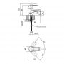 Смеситель для раковины Lidz (CRM) Premiera 41 001