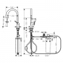 Смеситель для кухни Hansgrohe Aqittura M91 76803670 FilterSystem 210 1 jet, чёрный матовый