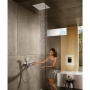 Термостат hansgrohe RainSelect для душа, черный/хром 15355600