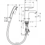 Змішувач для раковини з гігієнічним душем Hansgrohe Metris, 31285000