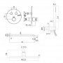 Душевая система Paffoni Compact-T Tondo, хром (Kit Compact-T Tondo)