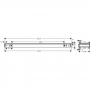 Полка hansgrohe Rainfinity Shelf 500 26844000