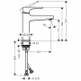 Смеситель для раковины Hansgrohe Metropol (бронза) 32507140