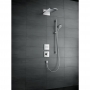 Верхний душ hansgrohe Raindance Rainfall 180 AIR 2jet, белый/хром 28433400