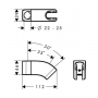 Держатель ручного душа Hansgrohe Reno 27992002
