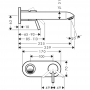 Смеситель hansgrohe Talis для раковины с длинным изливом, хром 31611000