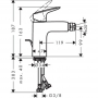 Смеситель для биде Hansgrohe Logis 71200000