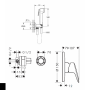 Набор гигиенического душа Hansgrohe Logis 32129222