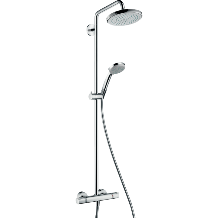 Душевая система hansgrohe Croma 220 Showerpipe с термостатом 27185000