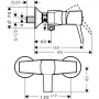 Смеситель hansgrohe Metropol Classic для душа 31360000