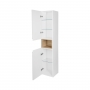 Пенал подвесной Qtap Robin 350х1650х316 White/Whitish oak QT1376PN1651LWWO