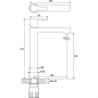 Смеситель для умывальника Ravak Puri PU 015.00 высокий