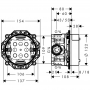 Скрытая часть Hansgrohe iBox 01850180