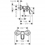 Смеситель hansgrohe Logis loop для душа 71247000