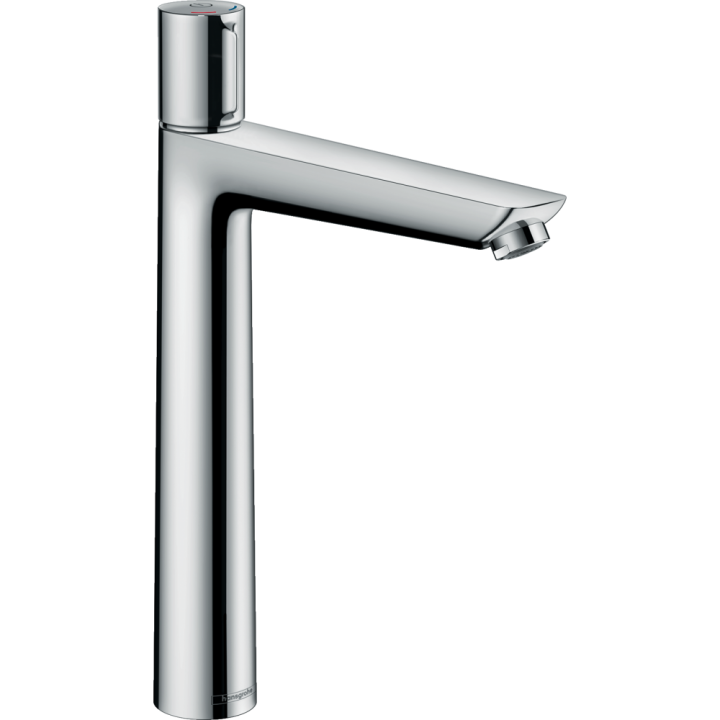 Смеситель hansgrohe Talis Select E для раковины с высоким изливом и сливным гарнитуром, хром 71752000