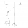 Душевая система с термостатом Volle Sistema E хром 1580.090601