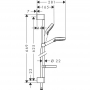 Душевой гарнитур Hansgrohe Crometta Vario 26553400