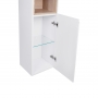 Пенал напольный Qtap Robin 350х1950х316 White/Whitish oak QT1376PN1651RWWO