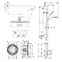 Душевая система скрытого монтажа Hansgrohe SELECT 1202019