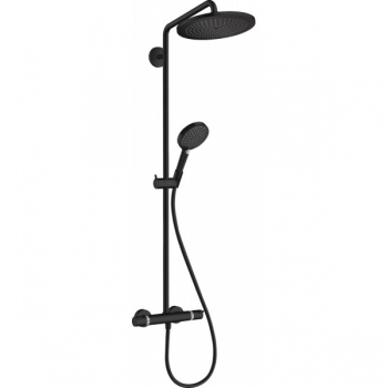 Душевая система Hansgrohe Croma Select S 280 1jet Showerpipe с термостатом, matt black (26890670)