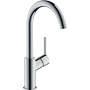 Смеситель для раковины hansgrohe Talis с поворотным изливом и сливным клапаном Push-Open, хром 32082000