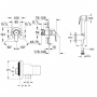 Набор для гигиенического душа скрытого монтажа Grohe ВauEdge 28343004