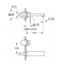 Смеситель для раковины S-Size Grohe Eurocube 19895000