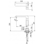Смеситель для умывальника без донного клапана с поворотным изливом Ravak FL 016.00