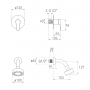 Душевая система скрытого монтажа Volle Libra (SET20220107)