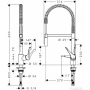 Кухонний змішувач Hansgrohe Cento XXL 14806000