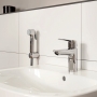 Смеситель для раковины Grohe BauEdge S-Size с гигиеническим душем (23757001)