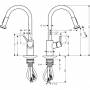 Смеситель hansgrohe Talis S2 Variarc для кухонной мойки 14877000