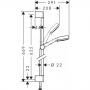 Набор душевой Hansgrohe MyClub Multi Unica 26753402