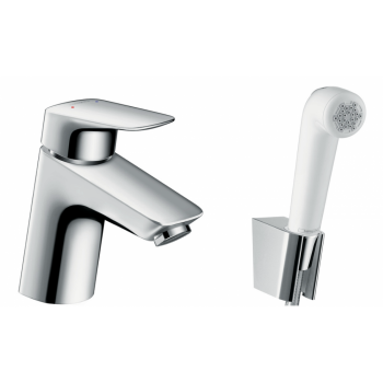 Смеситель hansgrohe Logis для раковины с гигиеническим душем, хром 71290000