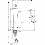 Смеситель hansgrohe PuraVida для раковины в форме таза, белый/хром 15072400