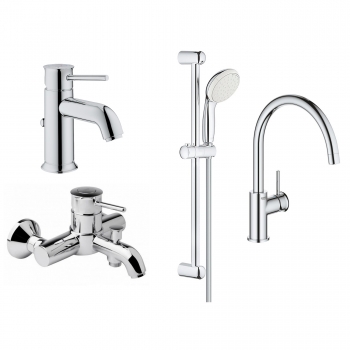 Набір змішувачів Grohe BauClassic 123869K