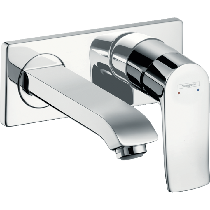 Смеситель hansgrohe Metris для раковины настенный, хром 31085000