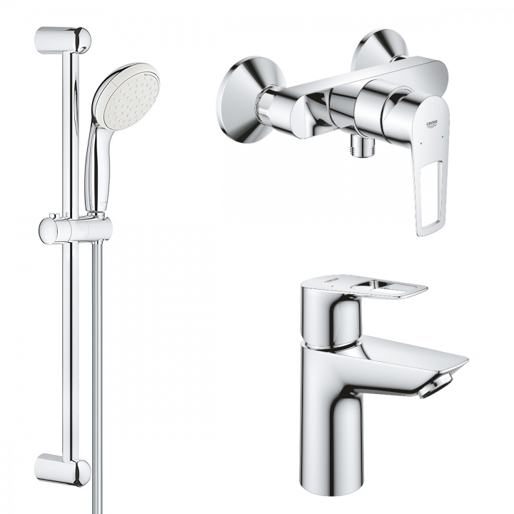 Набор смесителей для душа Grohe BauLoop UA123220S0 (23337000 +32816000 + 27598000)