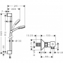 Душевой набор Hansgrohe Crometta 100 Vario 27031400