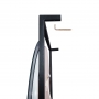 Зеркало Qtap Taurus 600х850х140 Black/Whitish oak с LED-подсветкой QT2478ZP700BWO