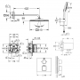 Душевая система Grohe Grohtherm Cube UA26405SC0