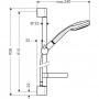 Душевой набор hansgrohe Croma 100 Multi/Unica C 27774000