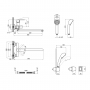 Смеситель для ванны Qtap Levny 3250104C
